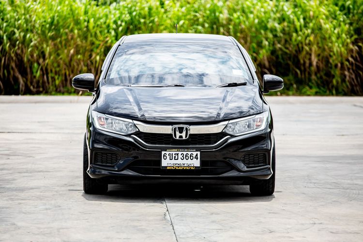 Honda City 2018 1.5 S Sedan เบนซิน เกียร์อัตโนมัติ ดำ รูปที่ 2