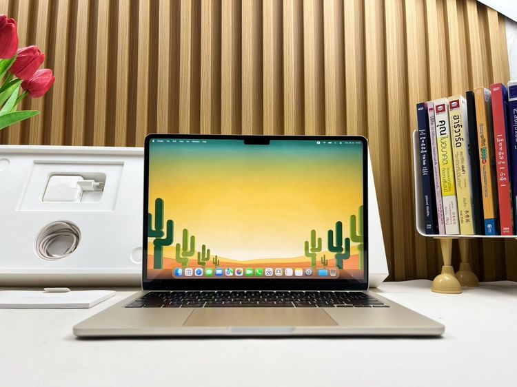 แมค โอเอส 16 กิกะไบต์ อื่นๆ ไม่ใช่ MacBook Air 13-inch M2 2020 Ram16GB SSD256GB Starlight Apple Care 25 September 2026