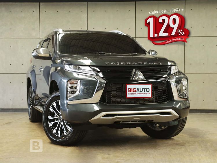 Mitsubishi Pajero Sport 2021 2.4 GT Plus Utility-car ดีเซล ไม่ติดแก๊ส เกียร์อัตโนมัติ เทา