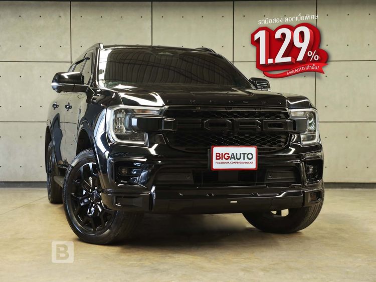 รถ Ford Everest 2.0 Turbo Sport สี ดำ