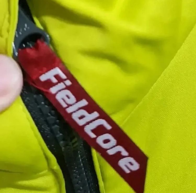 เสื้อแจ็คเก็ตกันลม FieldCore ไซส์ 4L สีเขียวมะนาว สภาพสวย พับเก็บใส่กระเป๋าได้ รูปที่ 3