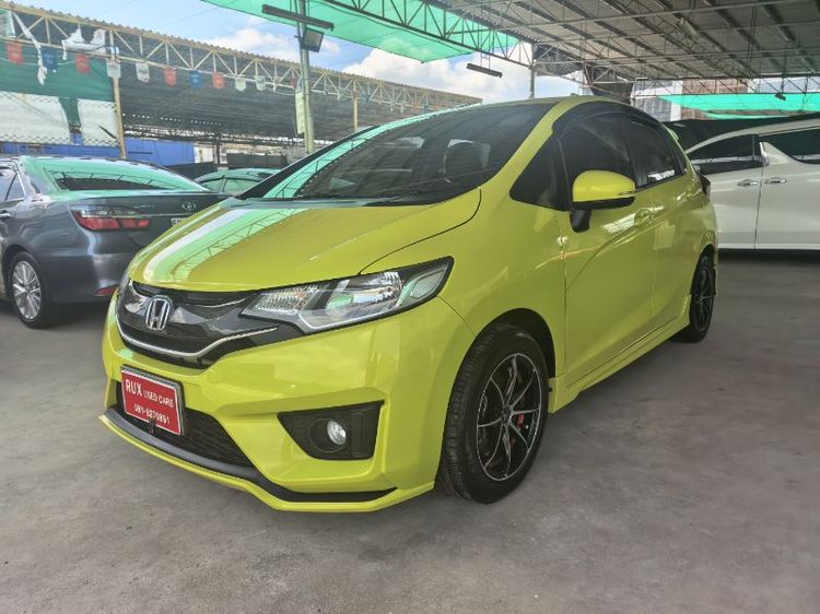 Honda Jazz 2014 1.5 SV i-VTEC Sedan เบนซิน ไม่ติดแก๊ส เกียร์อัตโนมัติ เหลือง
