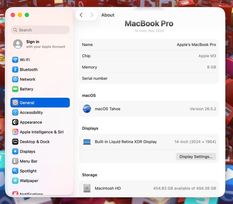 MacBook Pro 14-inch M3 2023 Ram8GB SSD512GB Space Gray รูปที่ 12