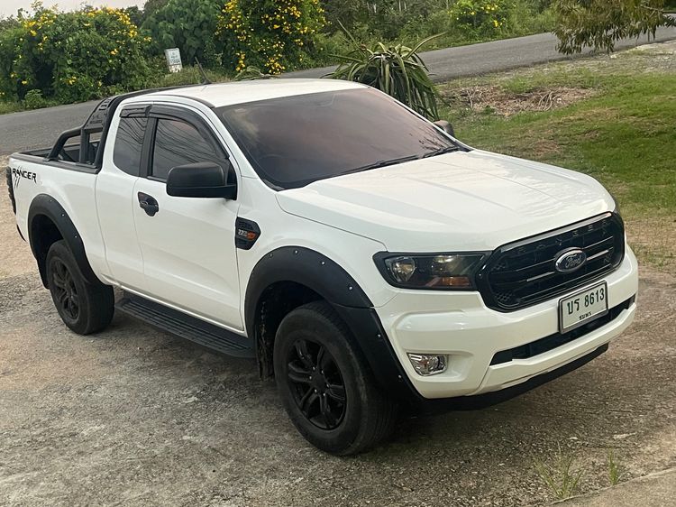 Ford Ranger 2020 2.2 Hi-Rider XL Plus Sport Pickup ดีเซล ไม่ติดแก๊ส เกียร์ธรรมดา ขาว รูปที่ 2