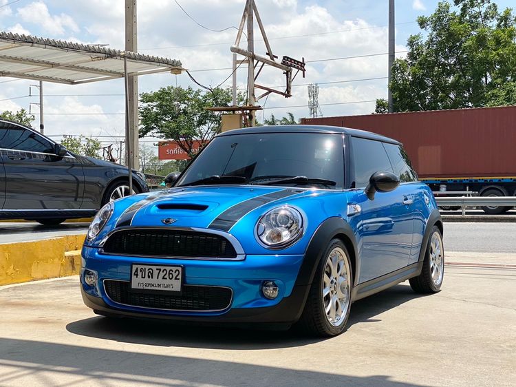 Mini Hatch Cooper 2011 1.6 S Sedan เบนซิน ไม่ติดแก๊ส เกียร์อัตโนมัติ ฟ้า รูปที่ 4