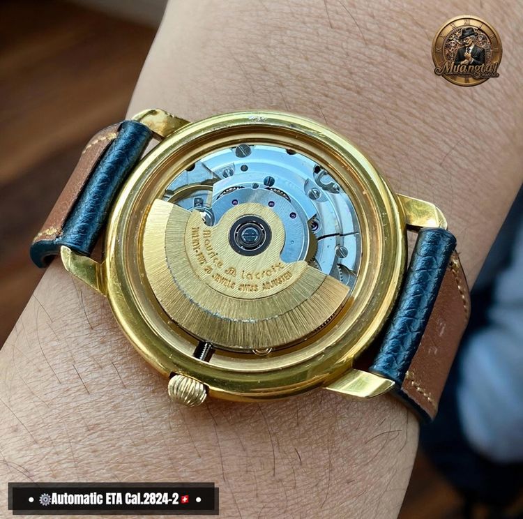 Maurice Lacroix@6 O’Clock Original Roman Dial Automatic Swiss GoldPlated รูปที่ 10