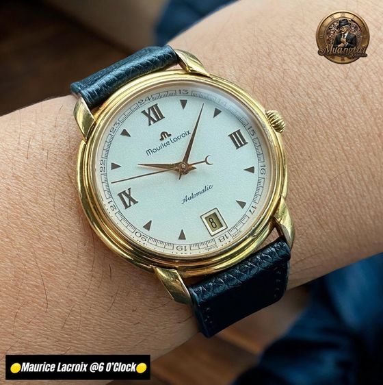 Maurice Lacroix@6 O’Clock Original Roman Dial Automatic Swiss GoldPlated รูปที่ 16