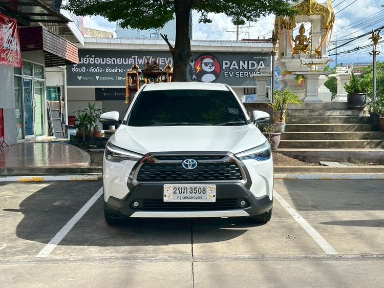 Toyota Corolla Cross 2022 1.8 HEV Premium Sedan ไฮบริด เกียร์อัตโนมัติ ขาว รูปที่ 2