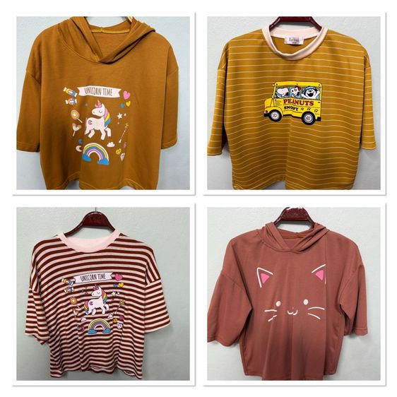อื่นๆ เสื้อเชิ้ตและเสื้อผู้หญิง XL เสื้อมือสอง อก42 ขายเหมา 8 ตัว
