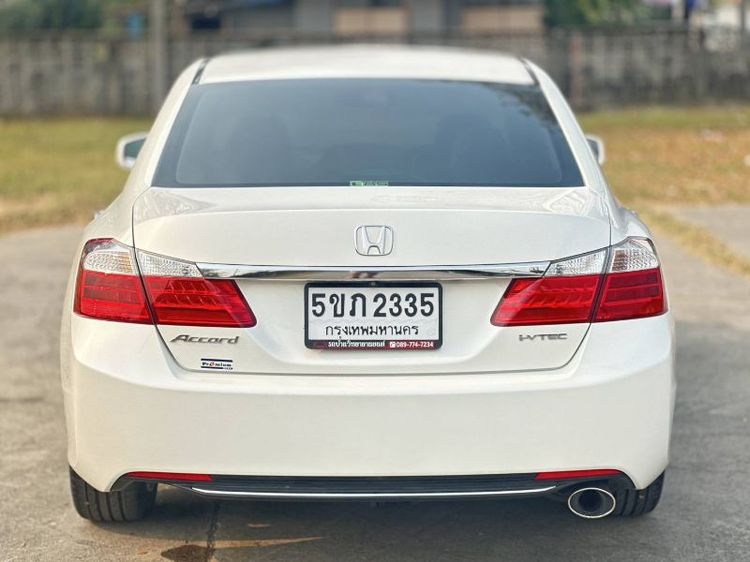 Honda Accord 2015 2.0 EL Sedan เบนซิน ไม่ติดแก๊ส เกียร์อัตโนมัติ ขาว รูปที่ 2