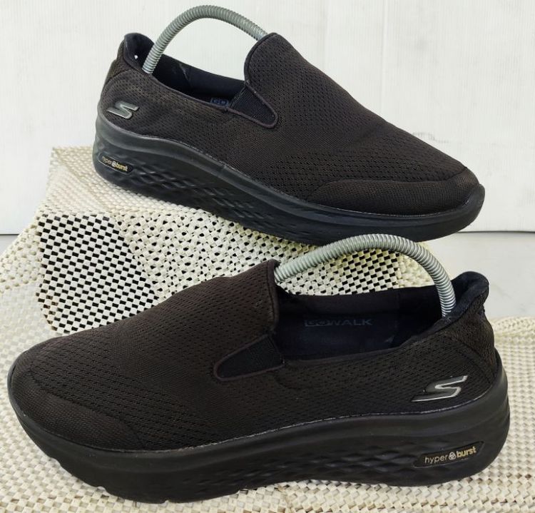 Skechers รองเท้าผ้าใบ ผ้าใบ UK 9 | EU 43 1/3 | US 9.5 รองเท้า💥SKCHERS Slip - On💥ของแท้‼️สีดำ ล้วนทั้งคู่‼️พื้นเดิม นิ่ม เบา สวยๆ เดิม สภาพดี💥ไซร์ 43