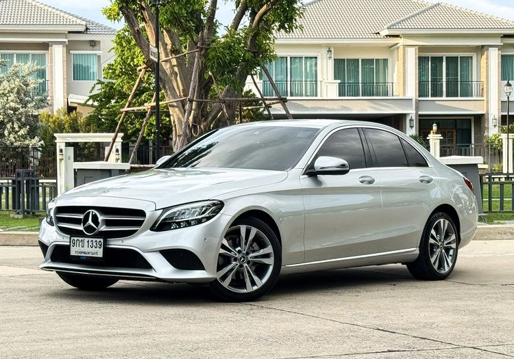รถ Mercedes-Benz C-Class C220 สี เทา