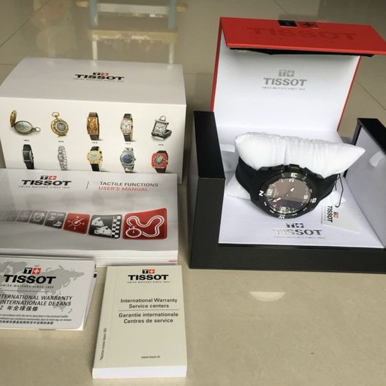นาฬิกาข้อมือ Tissot T touch Expert Solar สีดำ ของใหม่ กล่อง ใบไทย
