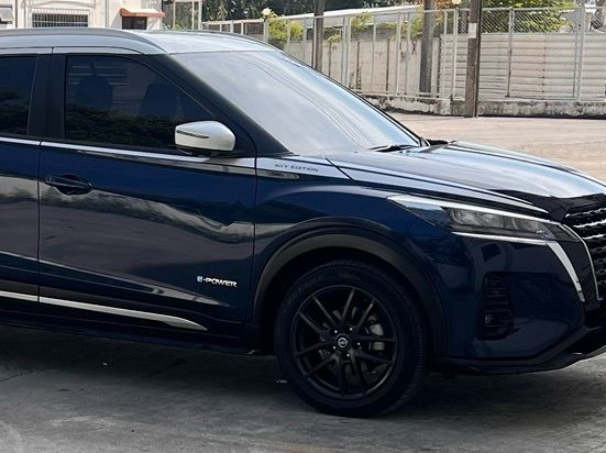 Nissan Kicks 2021 1.2 VL Utility-car เบนซิน น้ำเงิน รูปที่ 4