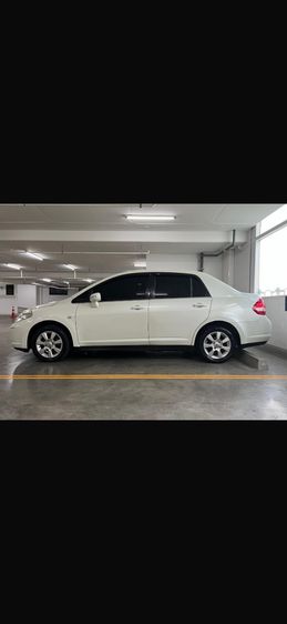 Nissan Tiida 2008 1.6 S Sedan เบนซิน ไม่ติดแก๊ส เกียร์อัตโนมัติ ขาว รูปที่ 4