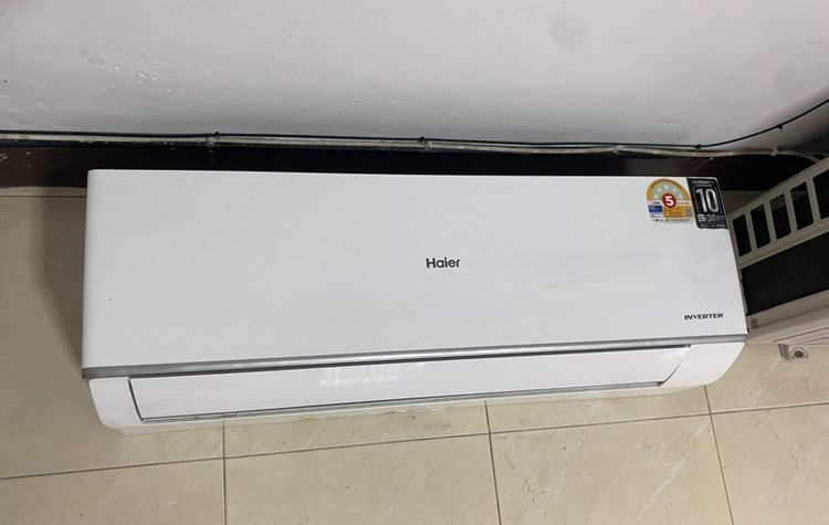 แอร์ติดผนัง เป็นระบบอินเวอร์เตอร์ แอร์ Haier Inverter 15,000 BTU