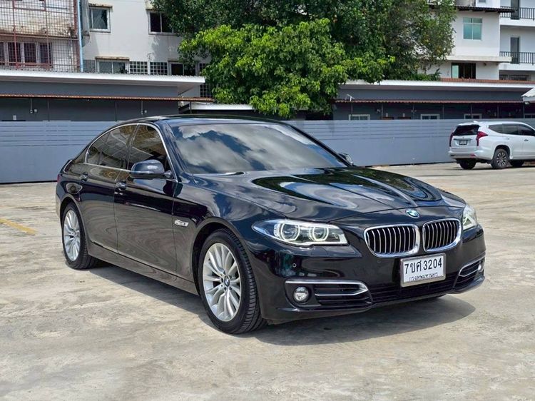 BMW Series 5 2016 525d Sedan ดีเซล เกียร์อัตโนมัติ ดำ รูปที่ 4