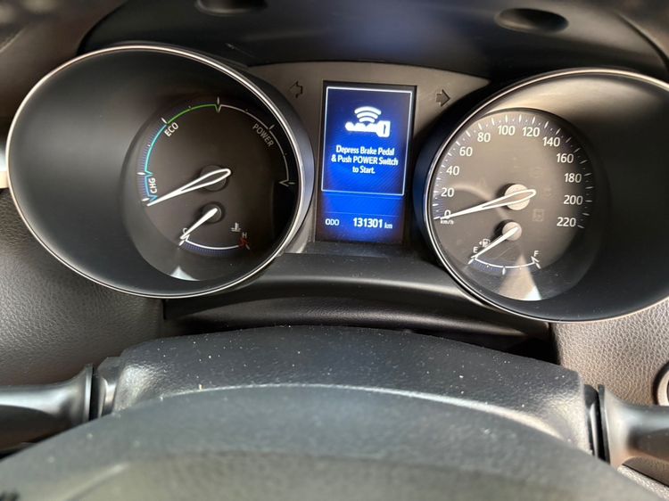 Toyota C-HR 2018 1.8 HV Hi Sedan ไฮบริด เกียร์อัตโนมัติ น้ำเงิน รูปที่ 2