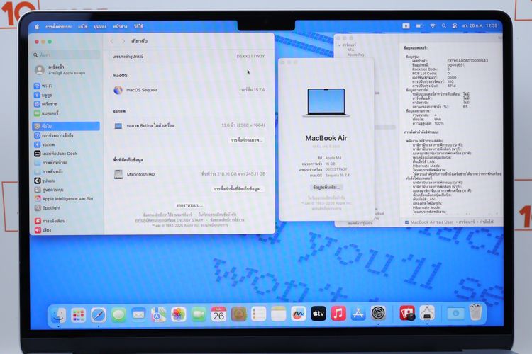 MacBook Air M4 13" 16.256GB  รูปที่ 2