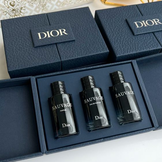น้ำหอมผู้ชายDior Sauvage Miniature Vip Set 3 Pcs