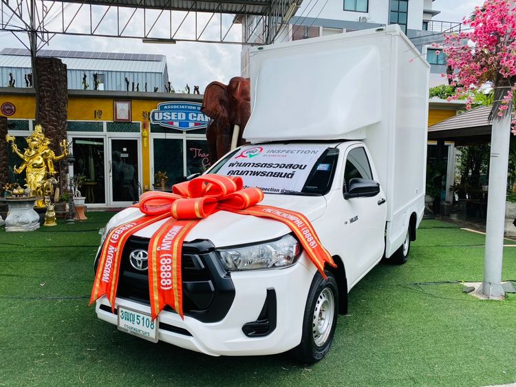 Toyota Hilux Revo 2022 2.4 Entry Pickup ดีเซล ไม่ติดแก๊ส เกียร์ธรรมดา ขาว รูปที่ 2