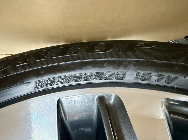 ล้อแม็ก TOYOTA LEGENDER ขอบ 20” สภาพสวยยาง DUNLOP 265-60R20 ปี 22 พร้อมใช้งาน รูปที่ 8