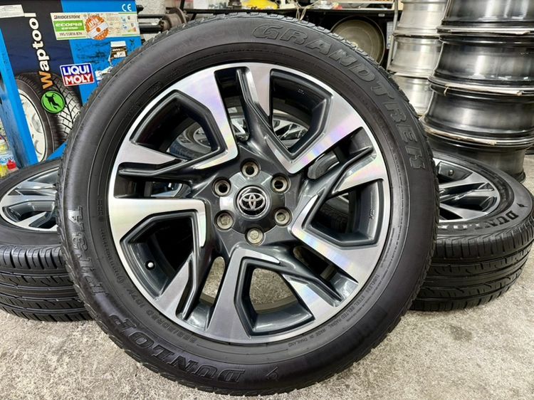 20" ล้อแม็ก TOYOTA LEGENDER ขอบ 20” สภาพสวยยาง DUNLOP 265-60R20 ปี 22 พร้อมใช้งาน