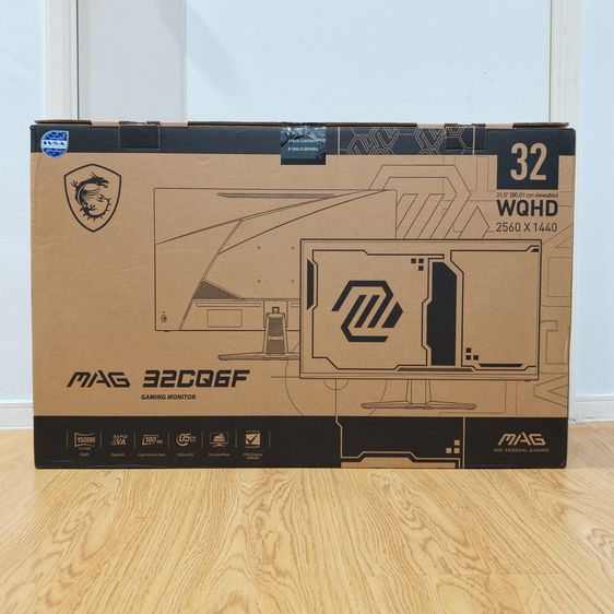 จอโค้ง 32" 180Hz WQHD MSI MAG 32CQ6F ประกันศูนย์ไทย 1 ปี รูปที่ 3