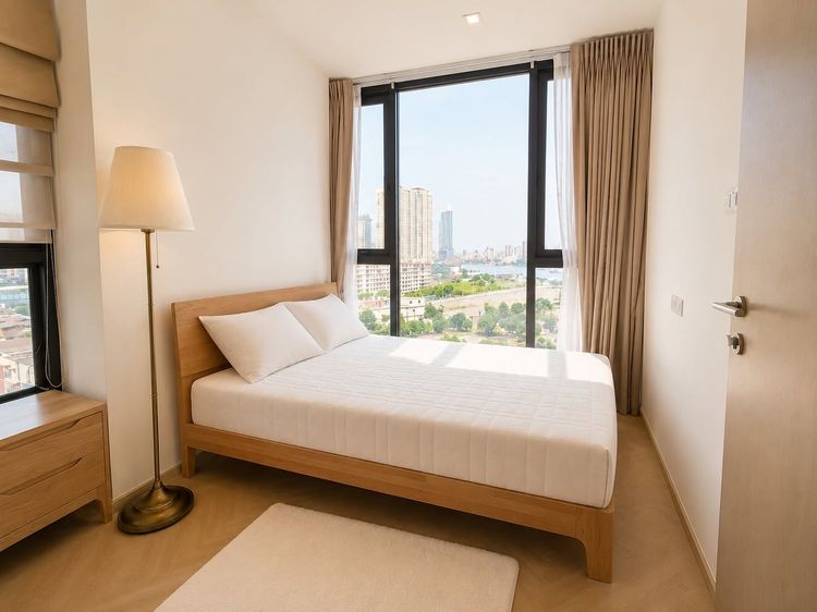 อื่นๆ ไม่อนุญาต ตกแต่งครบ 2022 🏙️ NA REVA Charoennakhon  53 sqm.  2 Bed - 2 Bath  Rental 35,000 THB. 🌊 River Veiw รูปที่ 3
