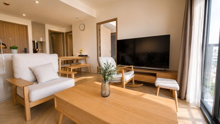 อื่นๆ ไม่อนุญาต ตกแต่งครบ 2022 🏙️ NA REVA Charoennakhon  53 sqm.  2 Bed - 2 Bath  Rental 35,000 THB. 🌊 River Veiw รูปที่ 2