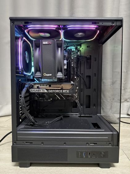 คอมประกอบ Cpu intel Core Ultra5 แรม32G DDR5 RTX 5050 8G Ssd 1TB Psu600W 80+ Case ihavecpu black รูปที่ 2