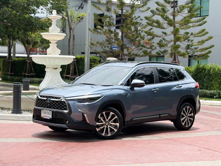 Toyota Corolla Cross 2020 1.8 Hybrid Premium Safety Utility-car ไฮบริด ไม่ติดแก๊ส เกียร์อัตโนมัติ เทา