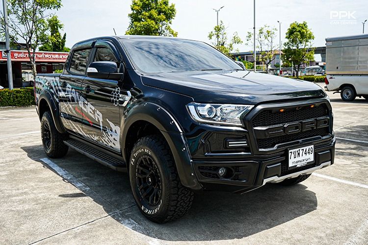 Ford Ranger 2022 2.2 Hi-Rider XLT Pickup ดีเซล ไม่ติดแก๊ส เกียร์อัตโนมัติ ดำ รูปที่ 3