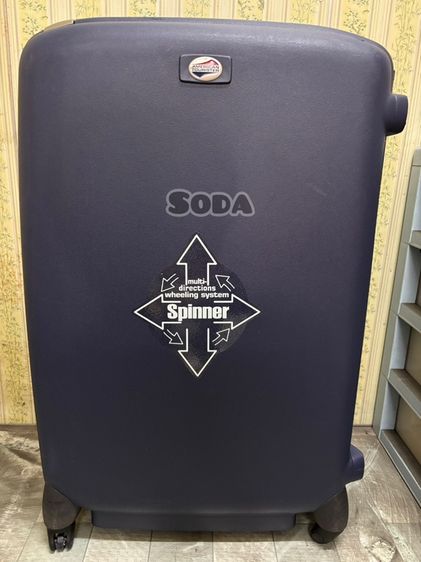 น้ำเงิน กระเป๋าเดินทางไฟเบอร์ American Tourister 30 นิ้ว