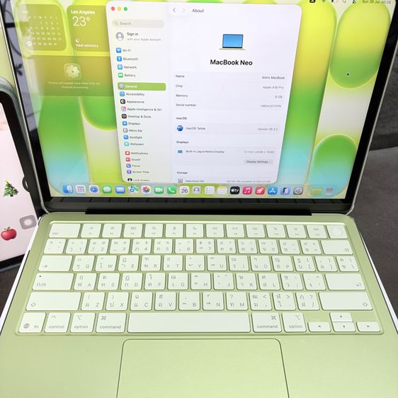 Macbook Neo Ram 8 512GB ใหม่ รูปที่ 4