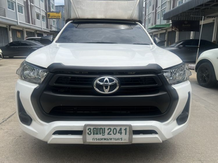 Toyota Hilux Revo 2021 2.4 J Plus Pickup ดีเซล ไม่ติดแก๊ส เกียร์ธรรมดา ขาว รูปที่ 2