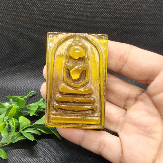 th67พระสมเด็จเนื้อแก้วสีผึ้ง หลังหลวงปู่ทวดและสมเด็จโต ประดับพลอยนพเก้า มงคลกรุวังหน้า เมตตามหานิยม แคล้วคลาดปลอดภัย รูปที่ 4