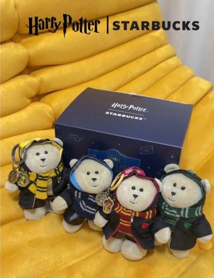 🧜🏻‍♀️ Starbuck X Harry Potter Mini Bearista Bear Plush Keychain รูปที่ 2