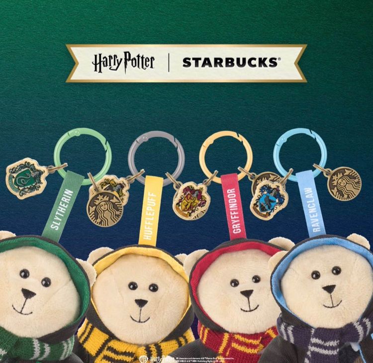 🧜🏻‍♀️ Starbuck X Harry Potter Mini Bearista Bear Plush Keychain