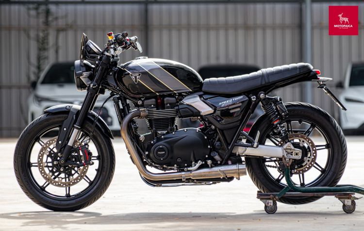 Triumph SpeedTwin900 Euro5 ปี2025 มือเดียว วิ่ง6000km แต่งแสนกว่า รูปที่ 3