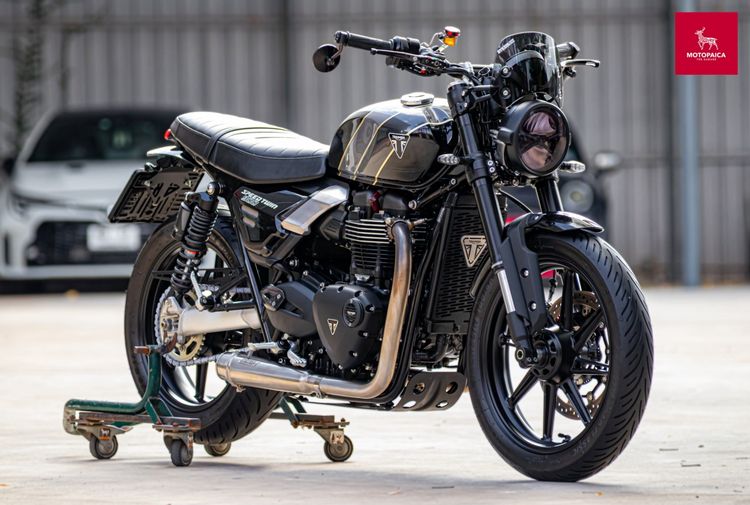 Triumph SpeedTwin900 Euro5 ปี2025 มือเดียว วิ่ง6000km แต่งแสนกว่า