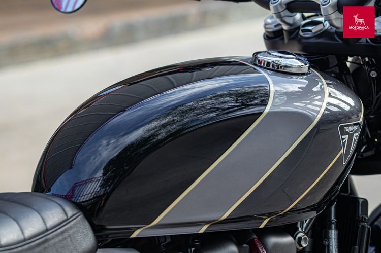 Triumph SpeedTwin900 Euro5 ปี2025 มือเดียว วิ่ง6000km แต่งแสนกว่า รูปที่ 14