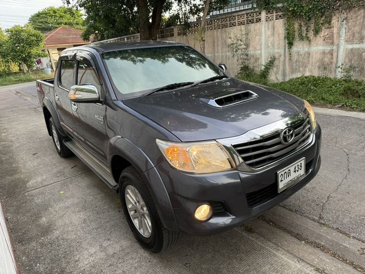 Toyota Hilux Vigo Champ 2013 Double Cab 2.5 E VNT Prerunner TRD Sportivo II Sedan ดีเซล ไม่ติดแก๊ส เกียร์ธรรมดา เทา รูปที่ 3