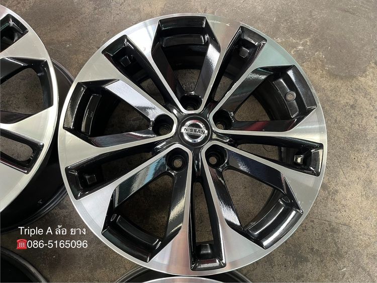 ✨ล้อแม็ก 5รู114✨Nissan X-Trail ขอบ 17 ดำหน้าเงา รูปที่ 5
