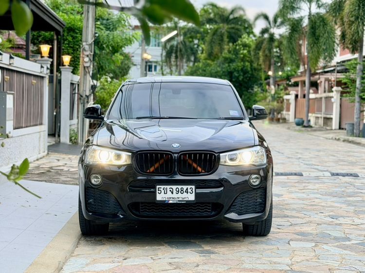 BMW X4 2018 2.0 xDrive20d M Sport 4WD Utility-car ดีเซล ไม่ติดแก๊ส เกียร์อัตโนมัติ ดำ รูปที่ 3