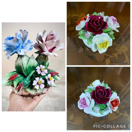 ดอกไม้ปั้นmade in Italy/ England