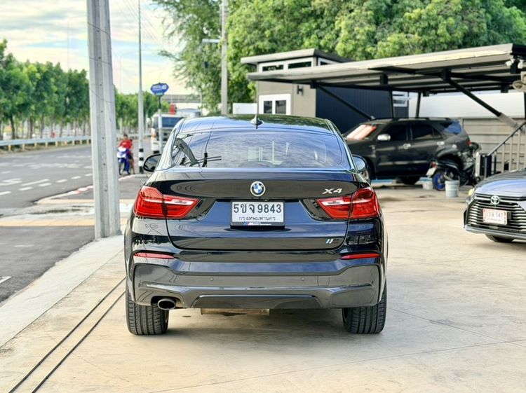 BMW X4 2018 2.0 xDrive20d M Sport 4WD Utility-car ดีเซล ไม่ติดแก๊ส เกียร์อัตโนมัติ ดำ