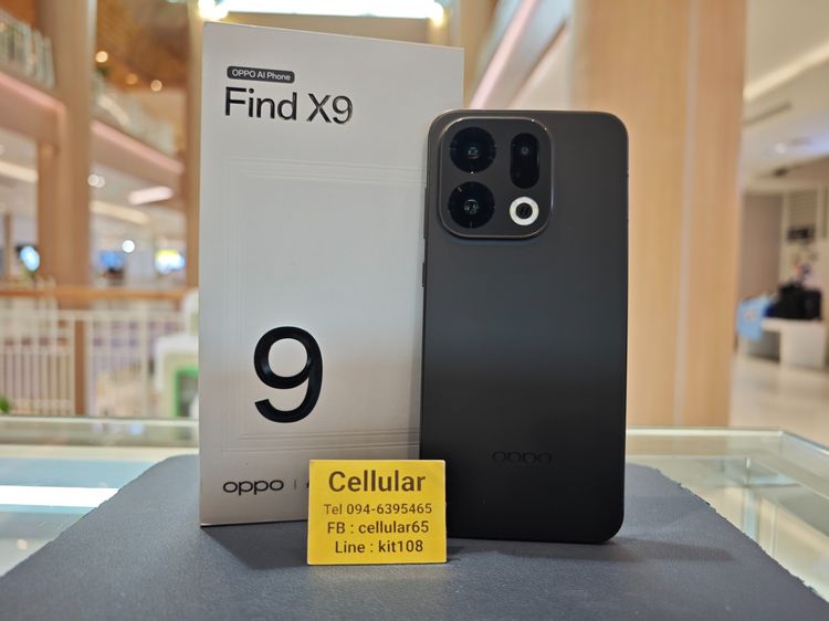 OPPO Find X9 512GB ประกันศูนย์ไทย11เดือนกว่า ไร้รอย ครบกล่อง