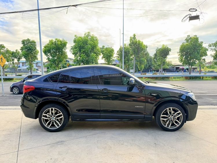 BMW X4 2018 2.0 xDrive20d M Sport 4WD Utility-car ดีเซล ไม่ติดแก๊ส เกียร์อัตโนมัติ ดำ รูปที่ 2