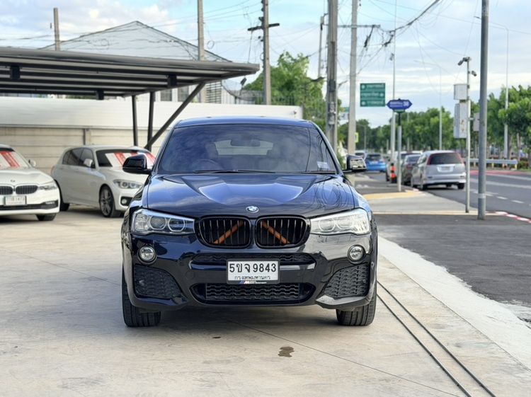 BMW X4 2018 2.0 xDrive20d M Sport 4WD Utility-car ดีเซล ไม่ติดแก๊ส เกียร์อัตโนมัติ ดำ รูปที่ 3